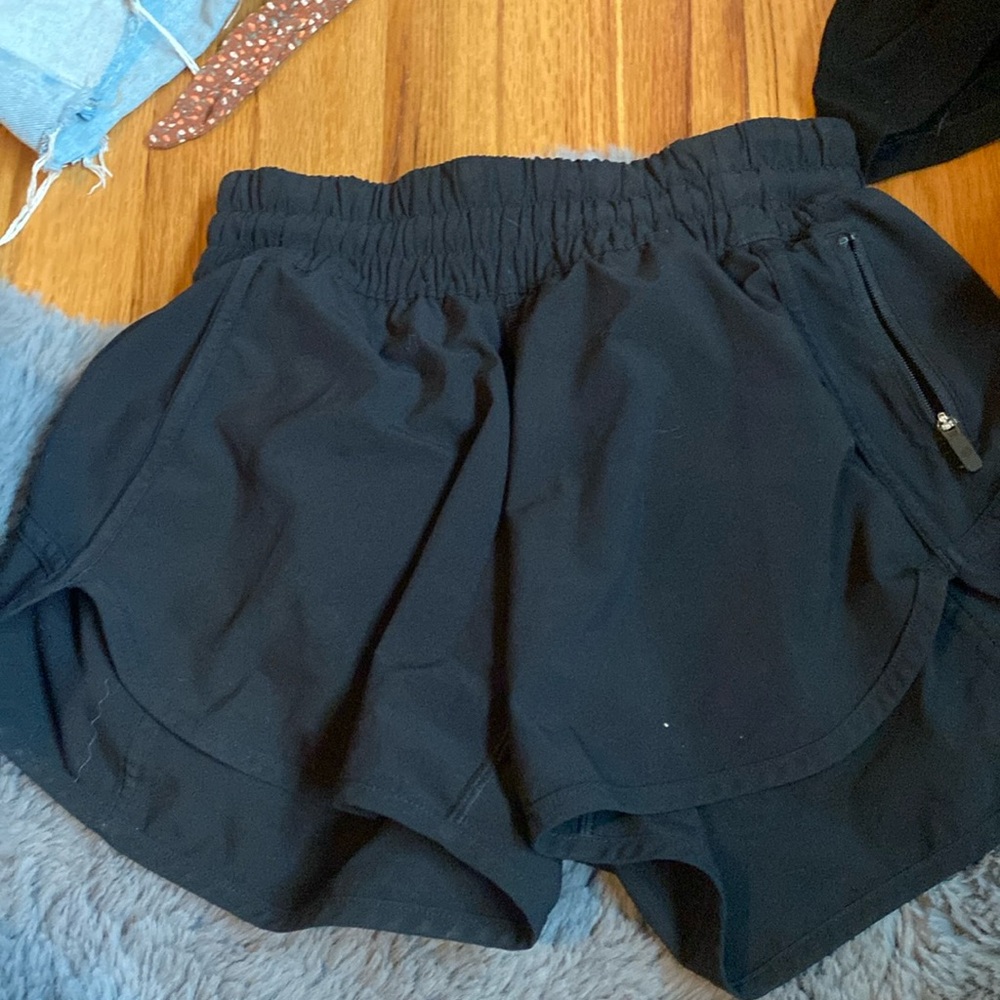 Black lululemon shorts